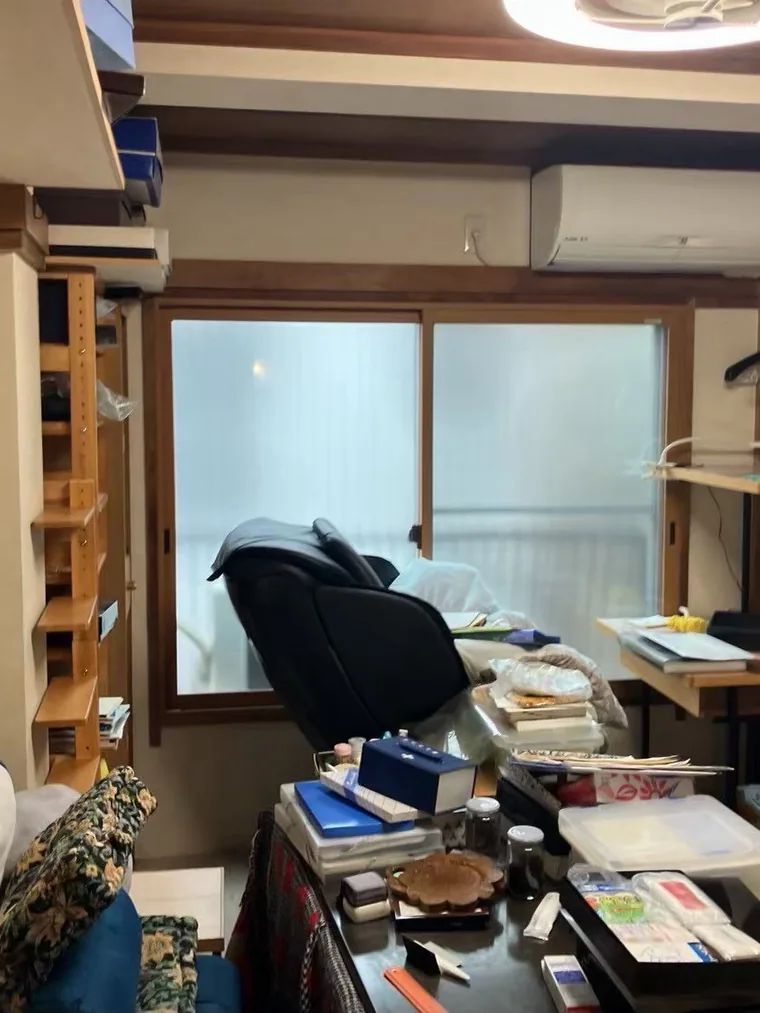 片付け前のようす