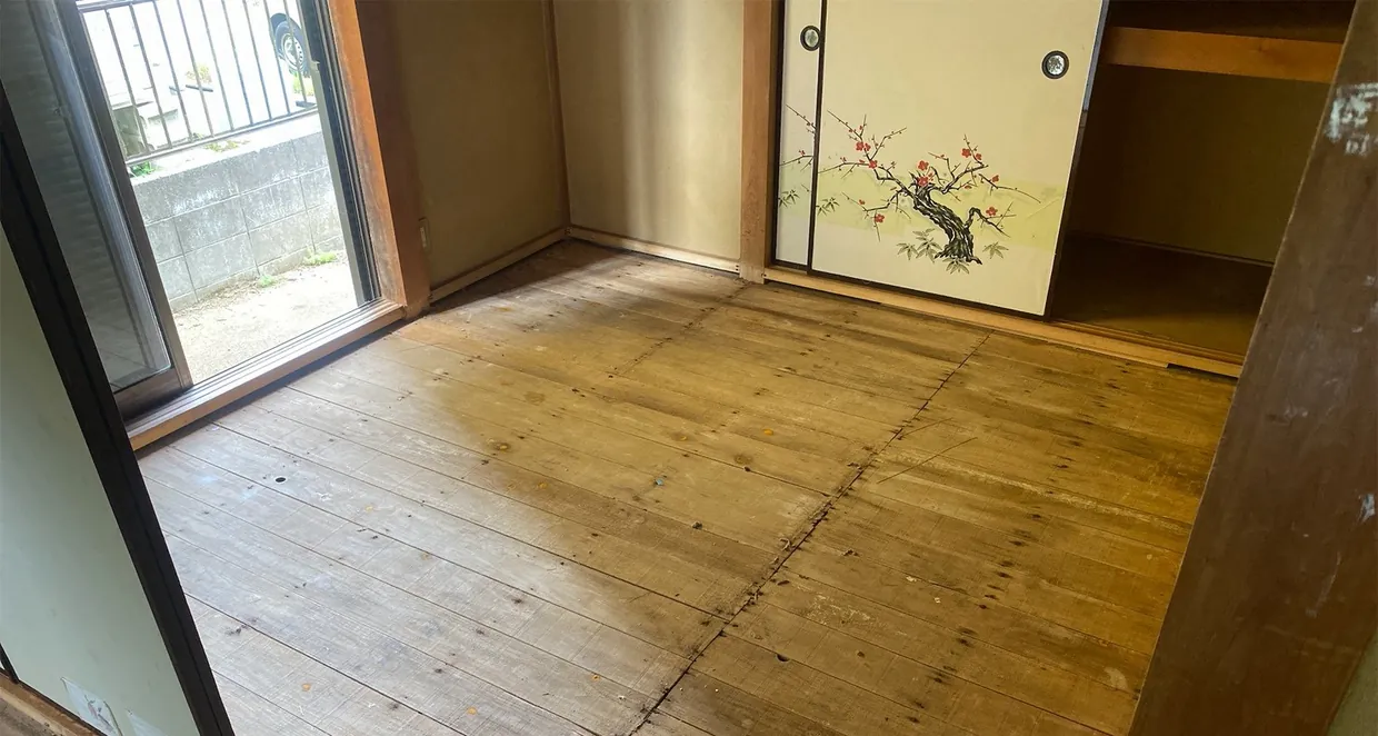 畳を上げた状態